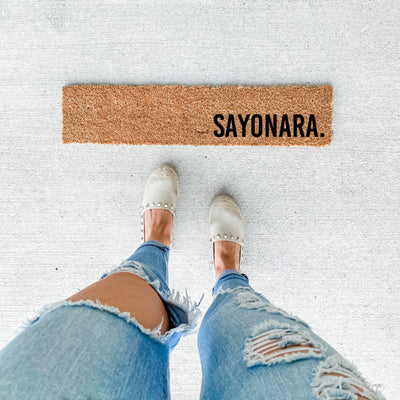 Sayonara Doormat - The Simply Rustic Barn