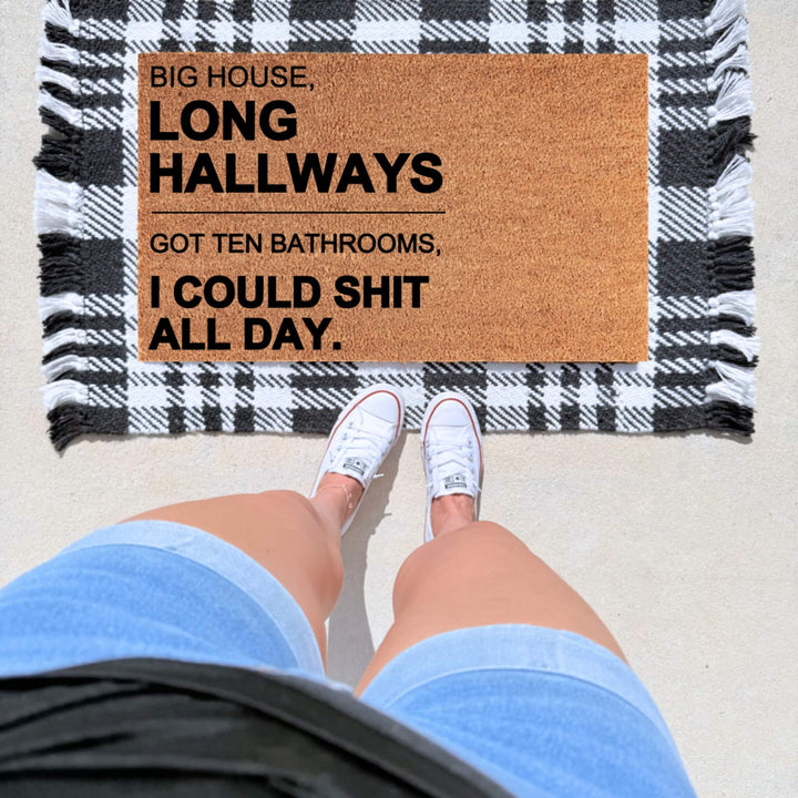 Big House, Long Hallways Doormat - The Simply Rustic Barn