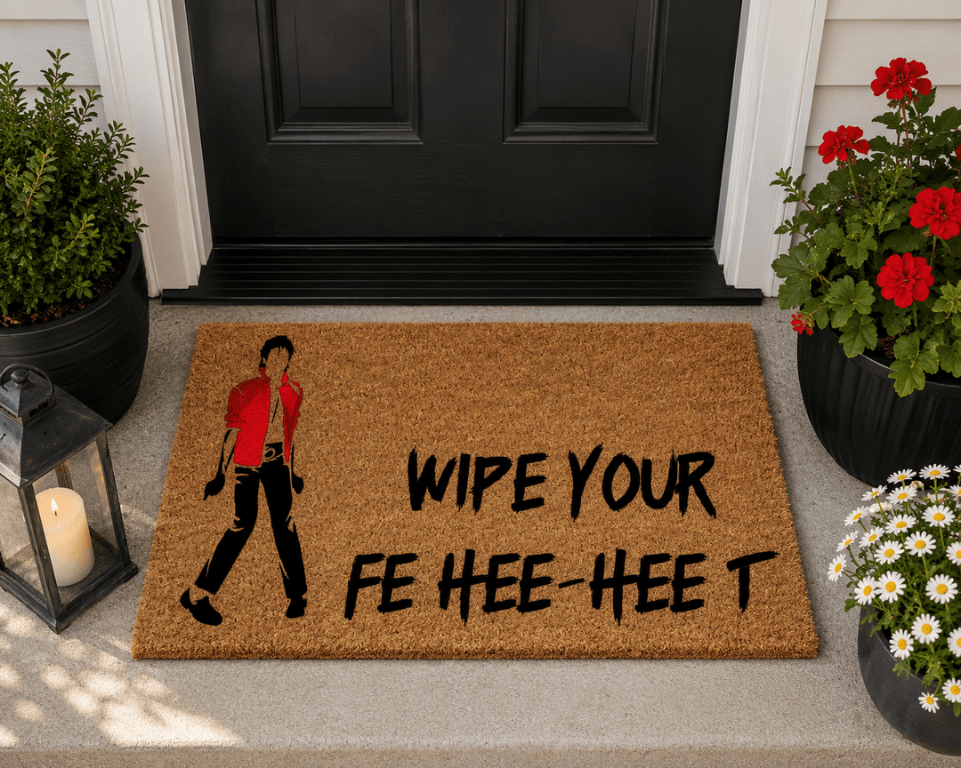 Wipe Your Feet MJ Doormat
