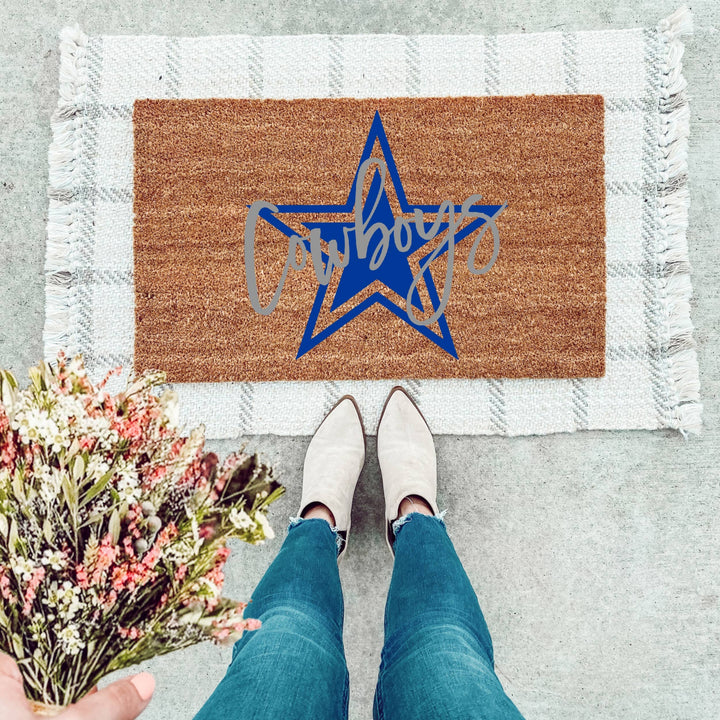 Dallas Cowboys Doormat - The Simply Rustic Barn