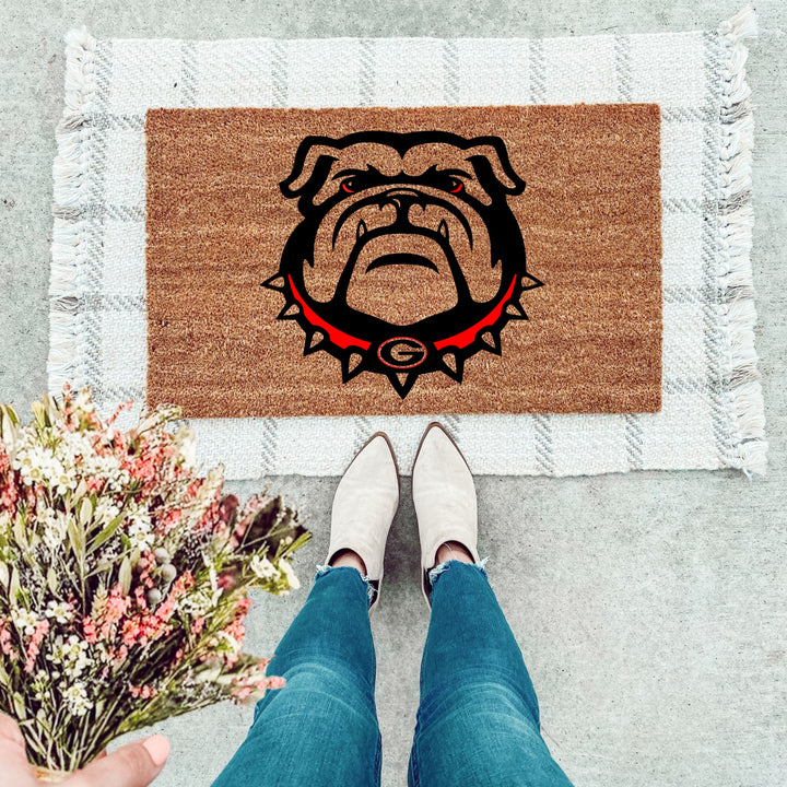 Georgia Bulldogs Doormat - The Simply Rustic Barn