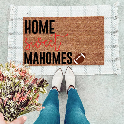 Home Sweet Mahomes Doormat - The Simply Rustic Barn
