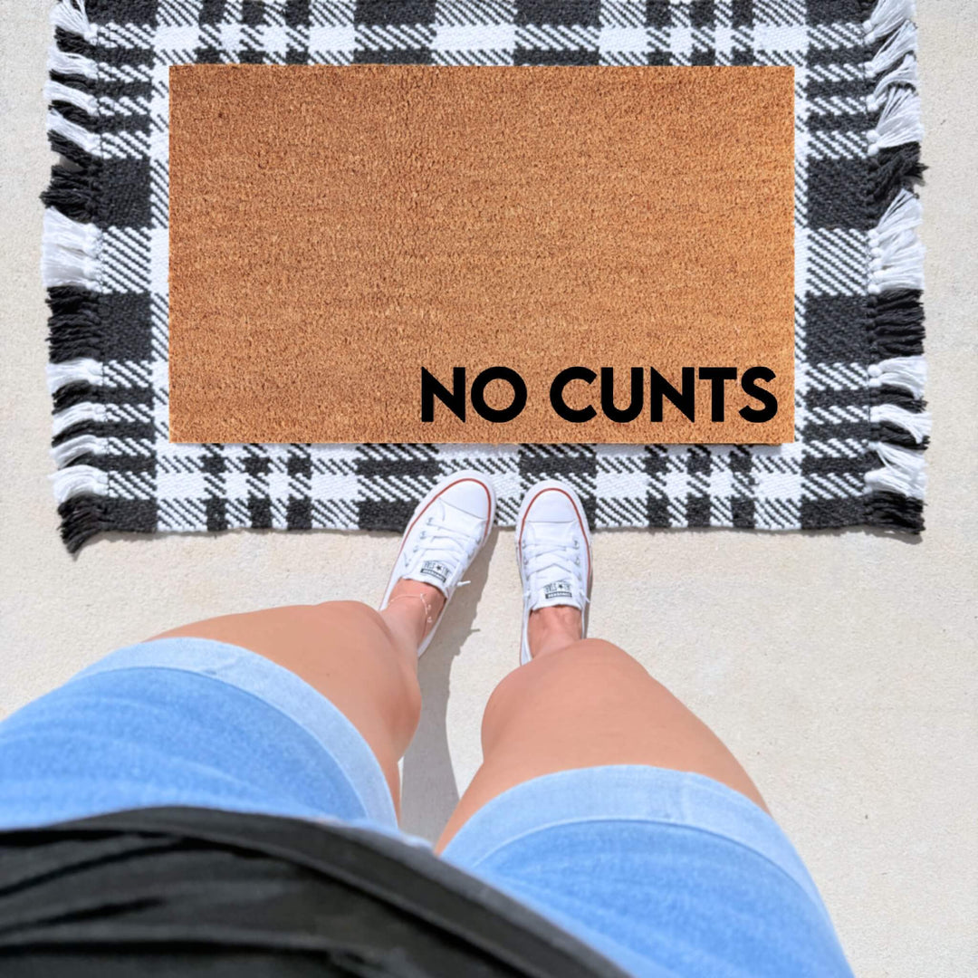 No Cunts Doormat