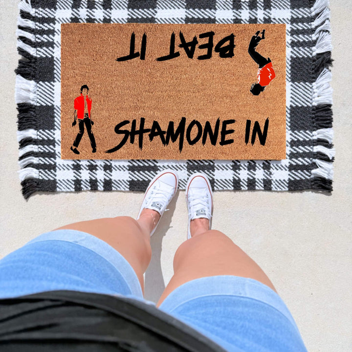 Shamone In &amp; Beat It Doormat