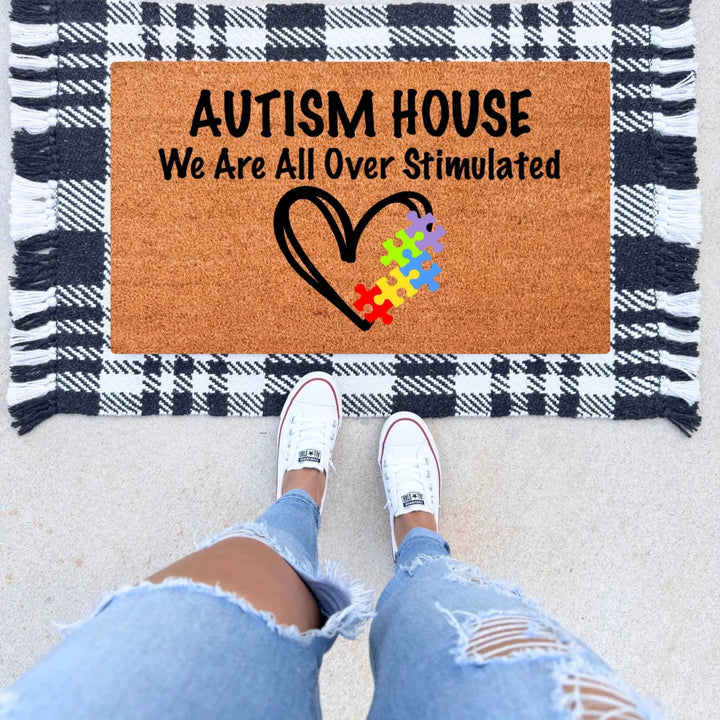 Autism House Doormat - The Simply Rustic Barn