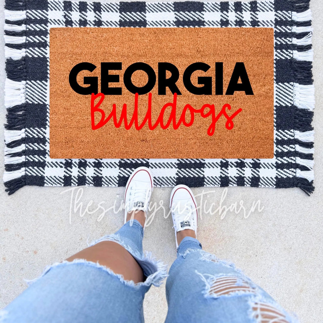 Bulldogs Doormat - The Simply Rustic Barn