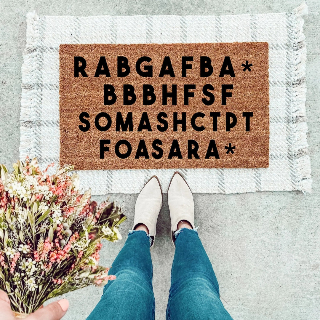 CG RABGAF Cleaned Version Doormat - The Simply Rustic Barn