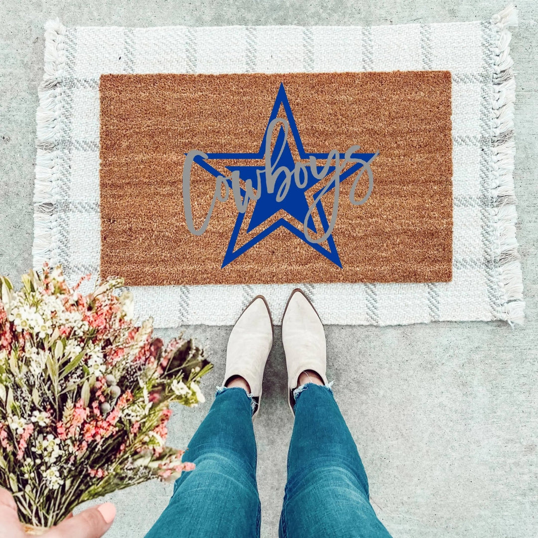 Dallas Cowboys Doormat - The Simply Rustic Barn