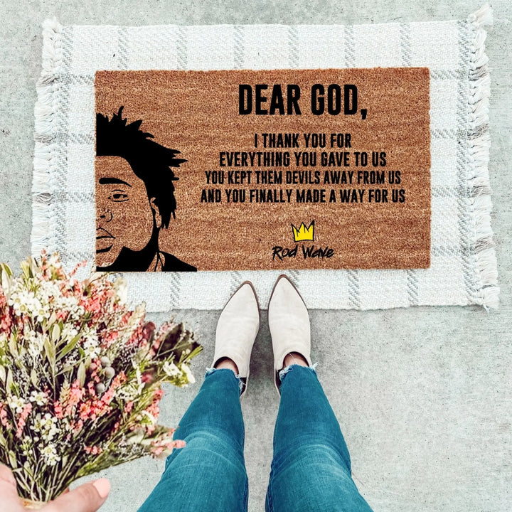 Dear God I Thank You For Doormat - The Simply Rustic Barn