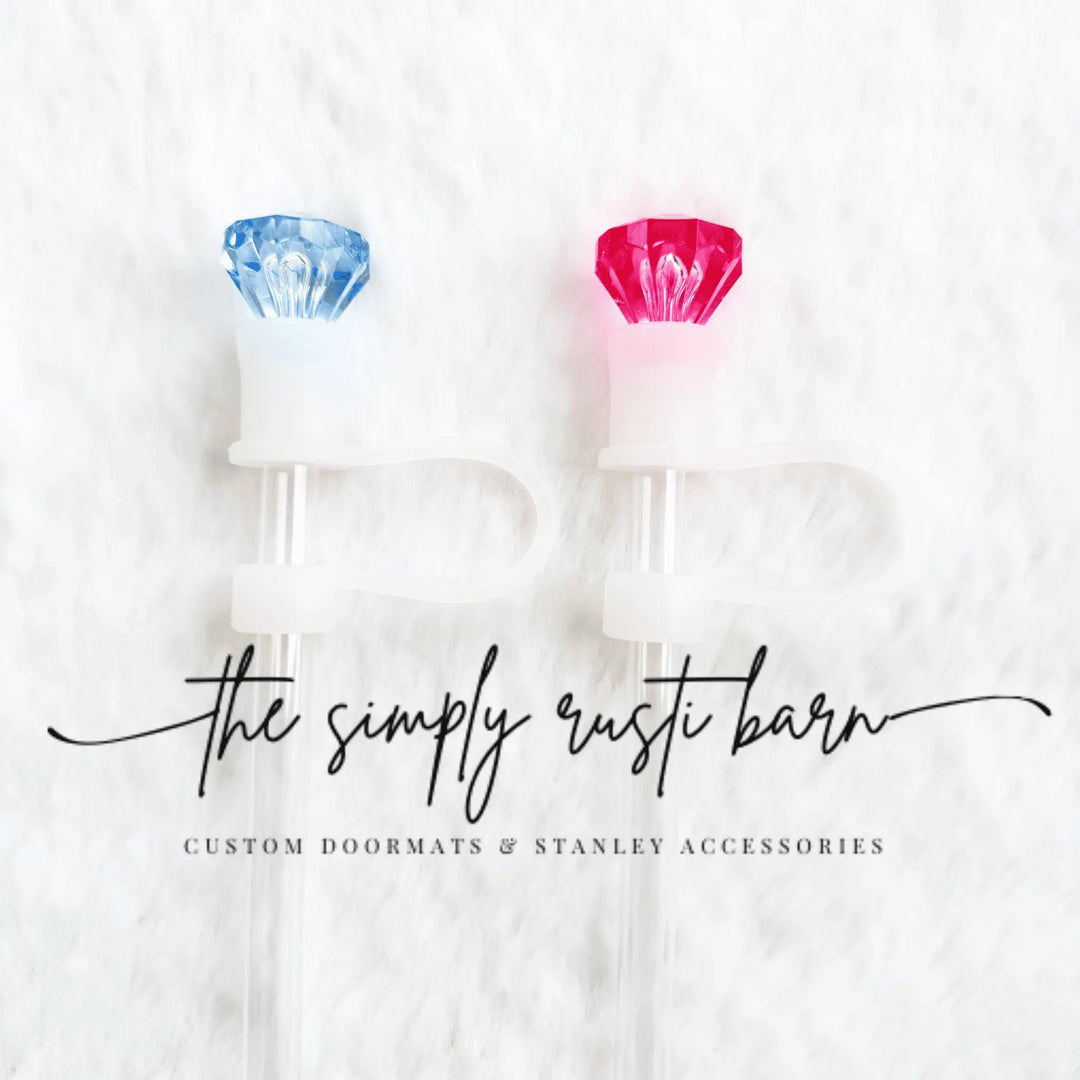 Diamond Straw Toppers - The Simply Rustic Barn