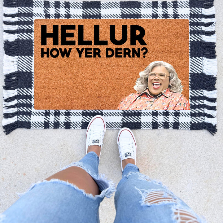 Hellur, How Yer Dern Doormat - The Simply Rustic Barn