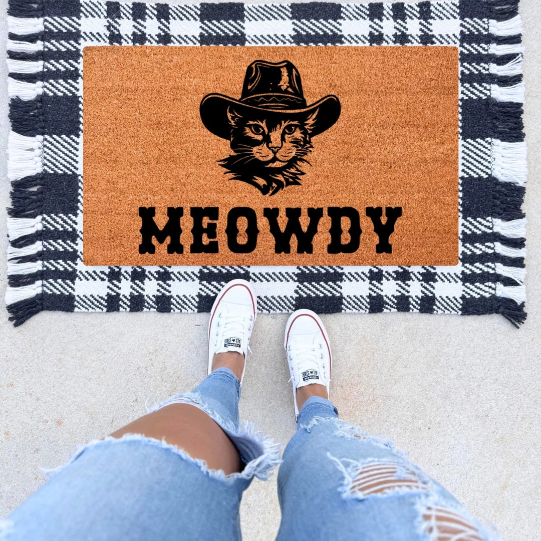 Meowdy Cat Door Mat - The Simply Rustic Barn
