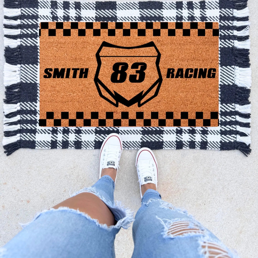 Moto Cross Doormat - The Simply Rustic Barn