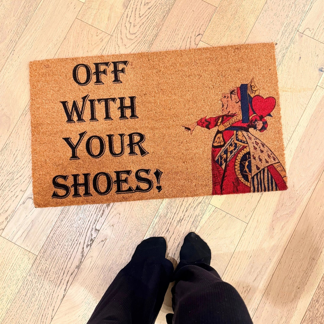 Off With Your Shoes Doormat - The Simply Rustic Barn