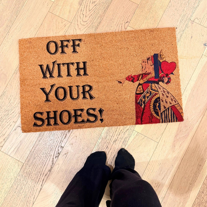 Off With Your Shoes Doormat - The Simply Rustic Barn