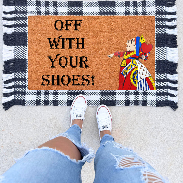 Off With Your Shoes Doormat