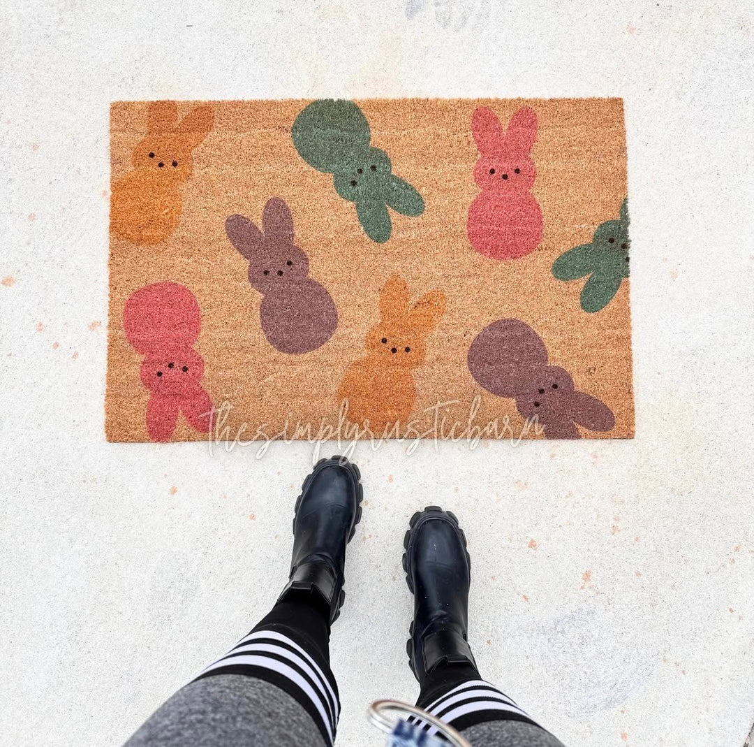 Peeps Easter Doormat - The Simply Rustic Barn