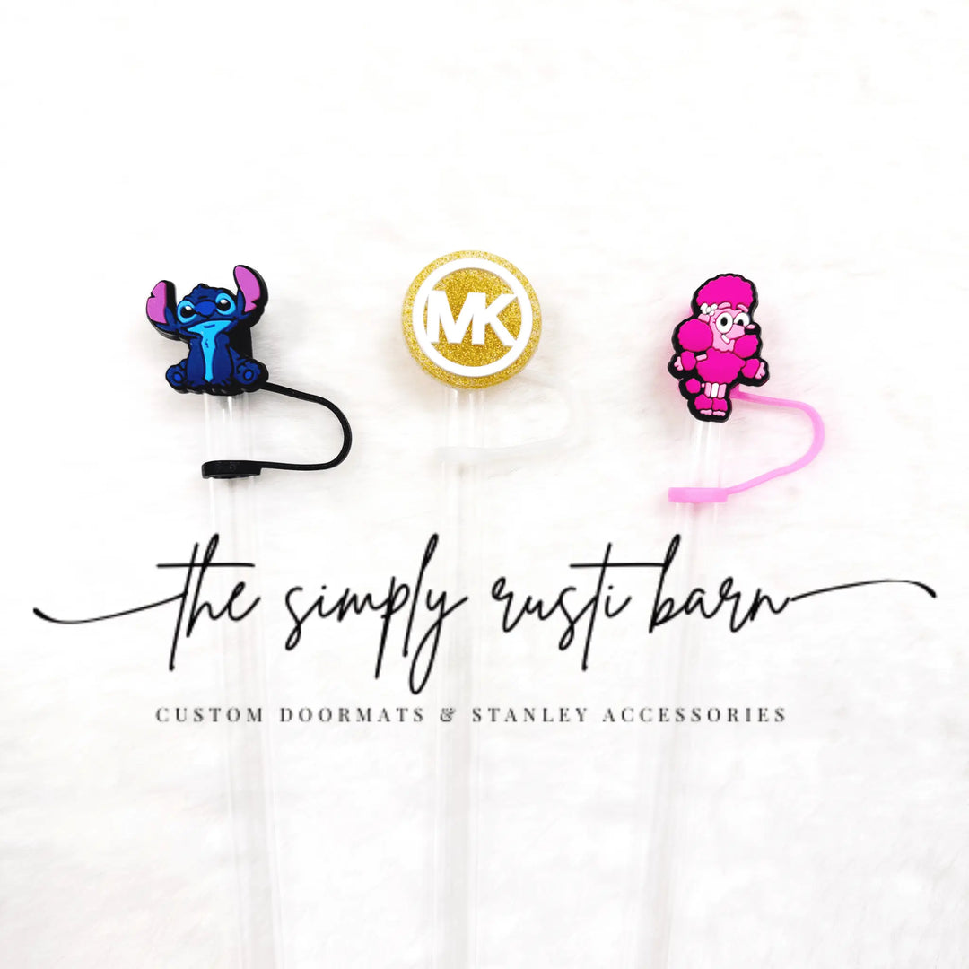 Stitch, Gold MK, Coco Straw Toppers - The Simply Rustic Barn