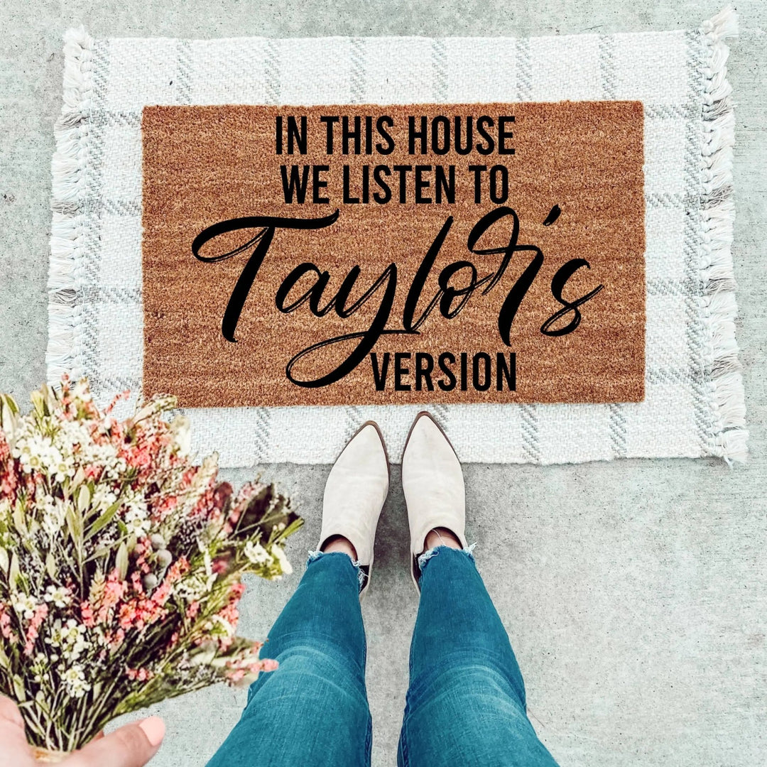 Taylor's Version Doormat - The Simply Rustic Barn