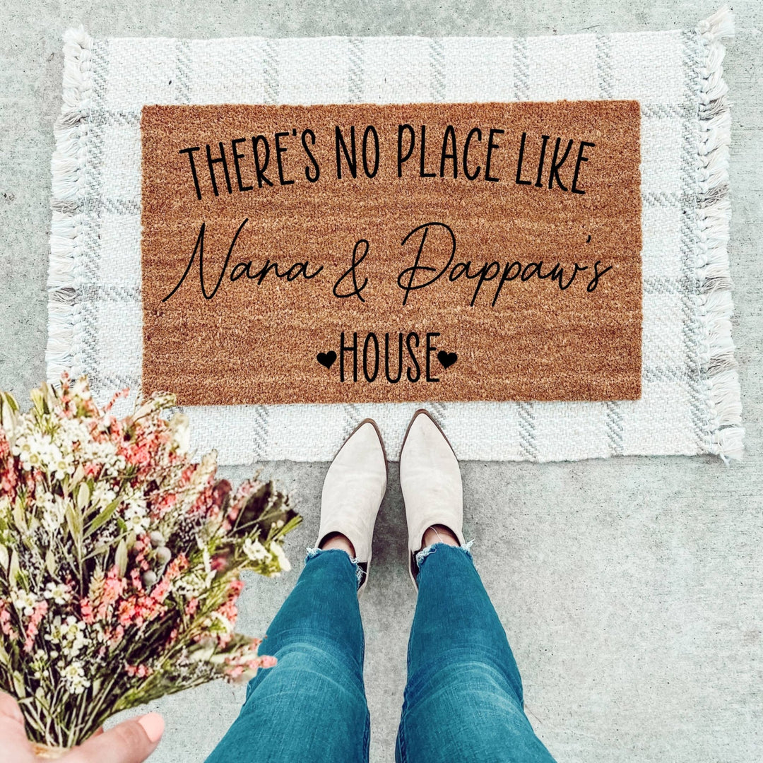 There’s No Place Like _____ House Doormat - The Simply Rustic Barn