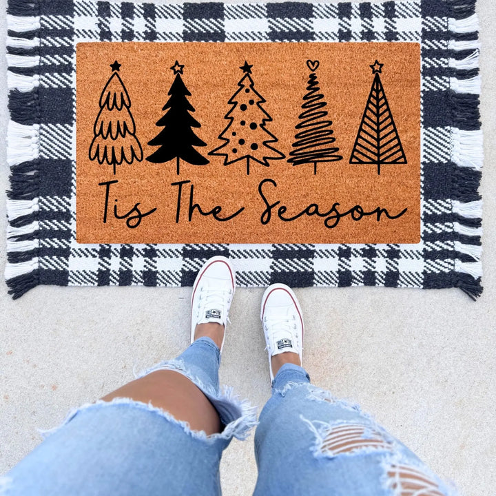 Tis The Season Doormat - The Simply Rustic Barn