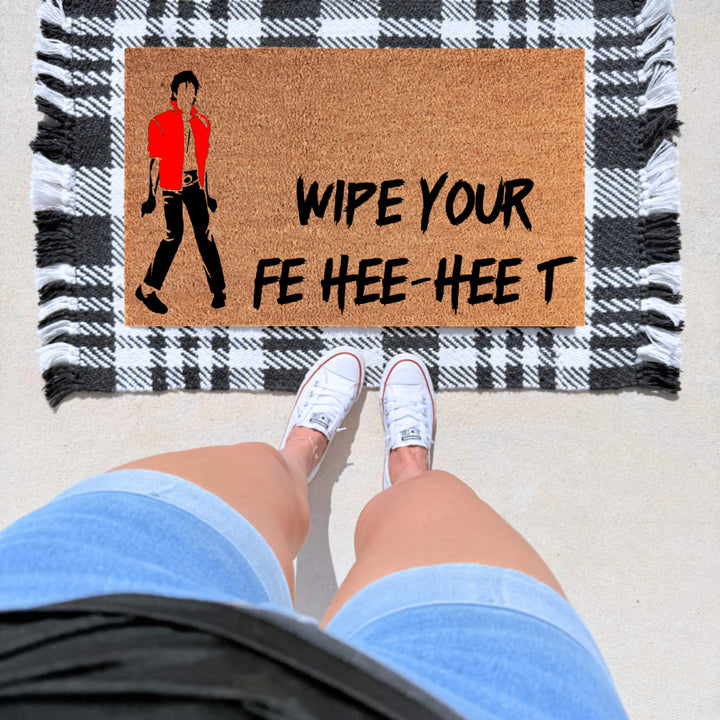 Wipe Your Feet MJ Doormat