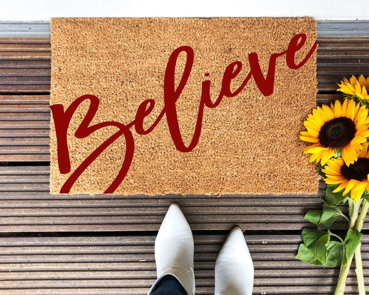 Believe Doormat - The Simply Rustic Barn