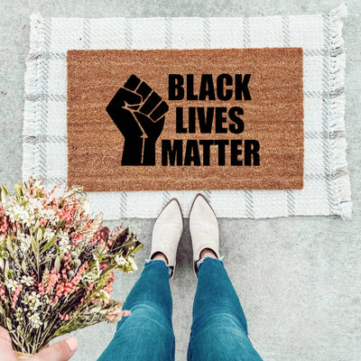 Black Lives Matter Doormat - The Simply Rustic Barn