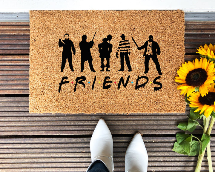 Halloween Friends Doormat - The Simply Rustic Barn