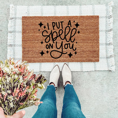 I Put A Spell On You Doormat - The Simply Rustic Barn
