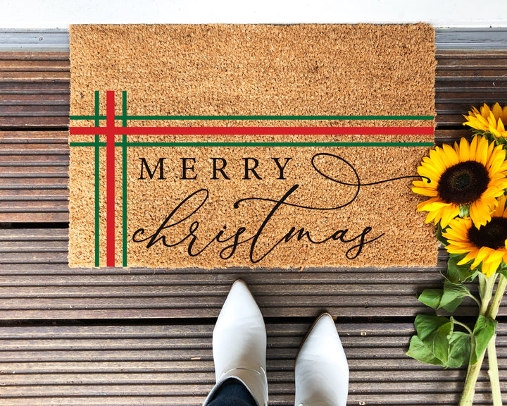 Merry Christmas Doormat - The Simply Rustic Barn