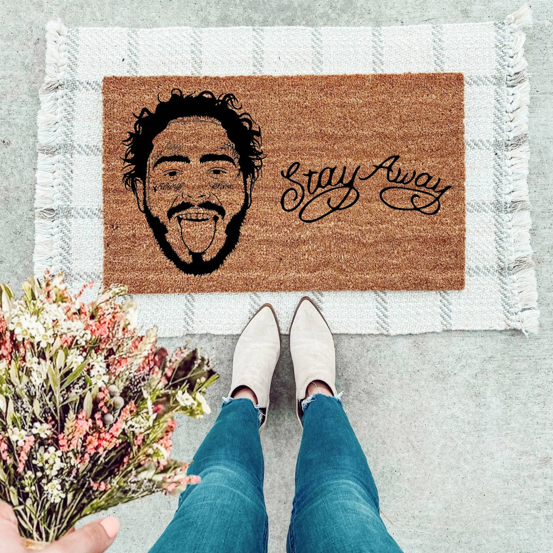 Stay Away Doormat - The Simply Rustic Barn