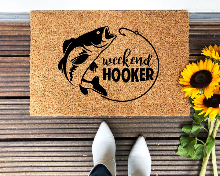 Fishing Welcome Doormat - The Simply Rustic Barn