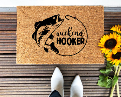 Fishing Welcome Doormat - The Simply Rustic Barn