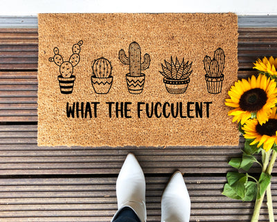 What The Fucculent Doormat - The Simply Rustic Barn