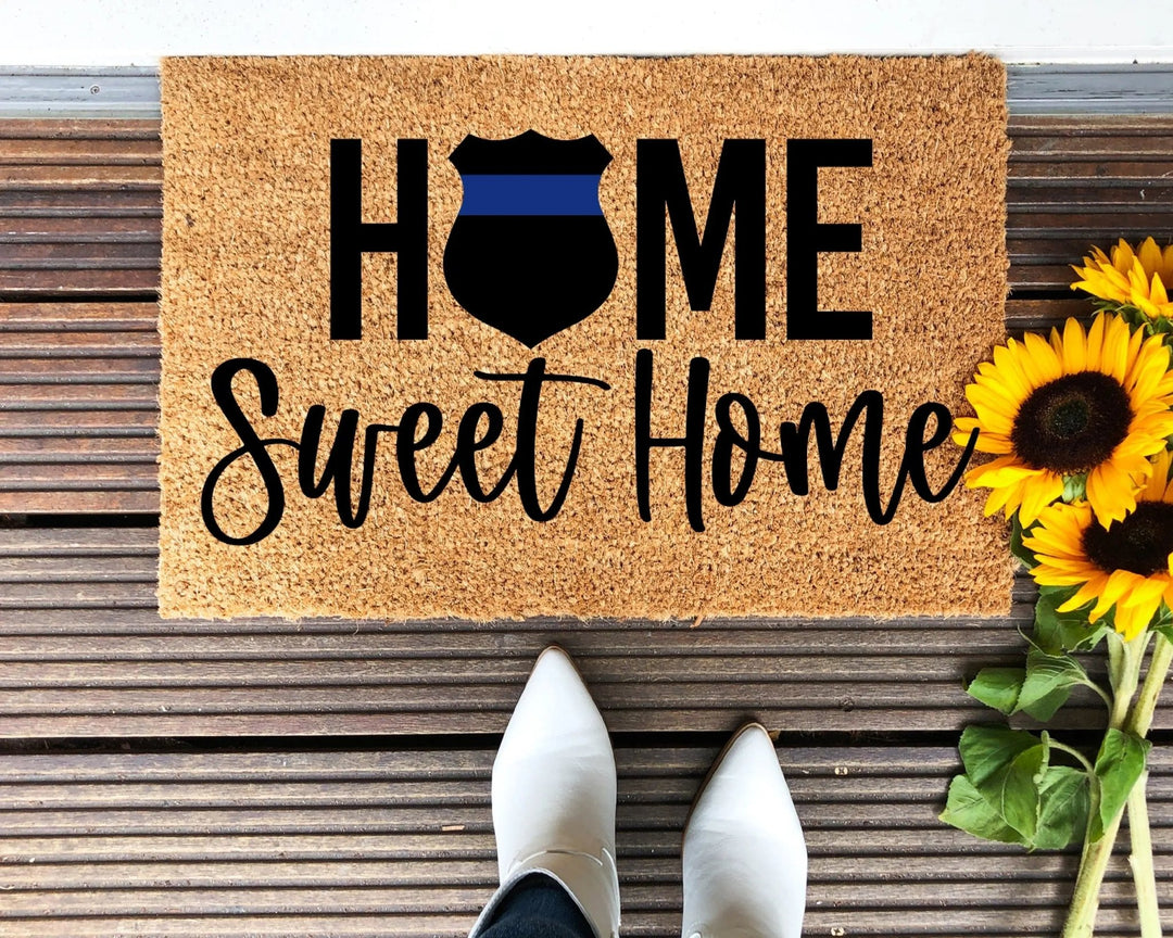 Back The Blue Doormat - The Simply Rustic Barn