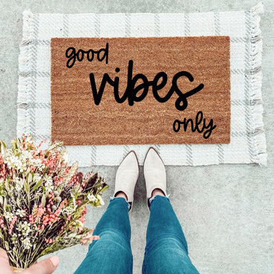 Good Vibes Only Doormat - The Simply Rustic Barn