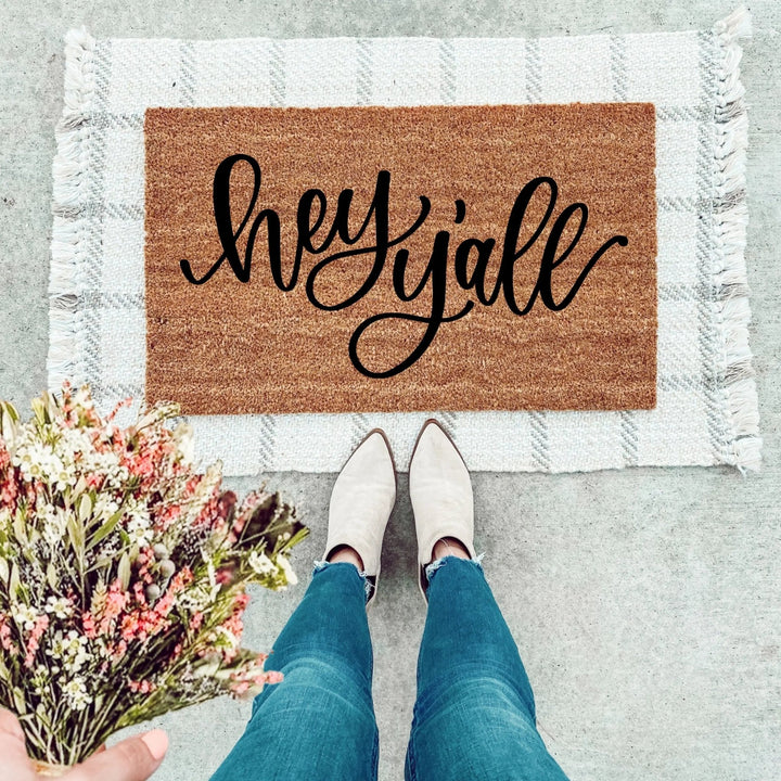Hey Y'all Doormat - The Simply Rustic Barn