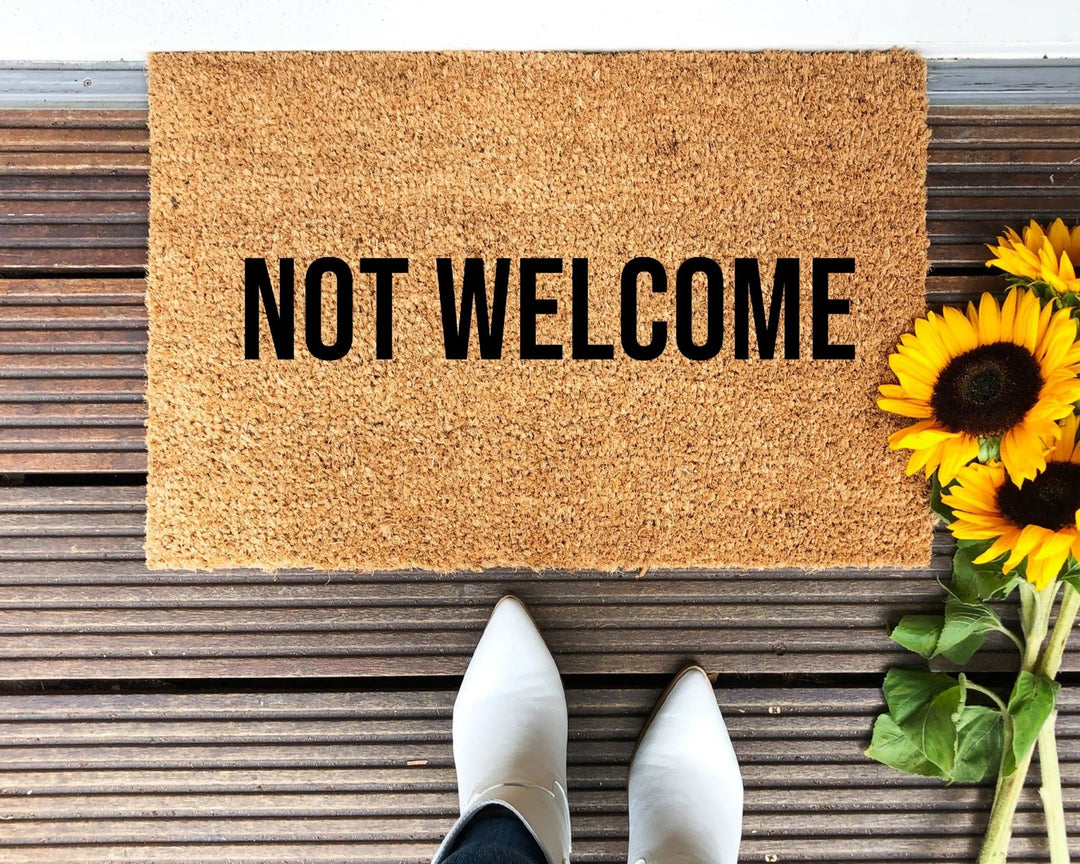 Not Welcome Doormat - The Simply Rustic Barn