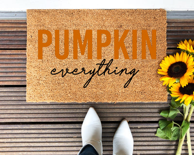 Pumpkin Everything Doormat - The Simply Rustic Barn