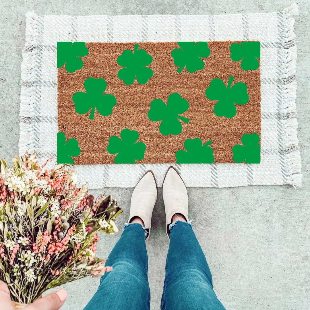 Shamrock Doormat - The Simply Rustic Barn