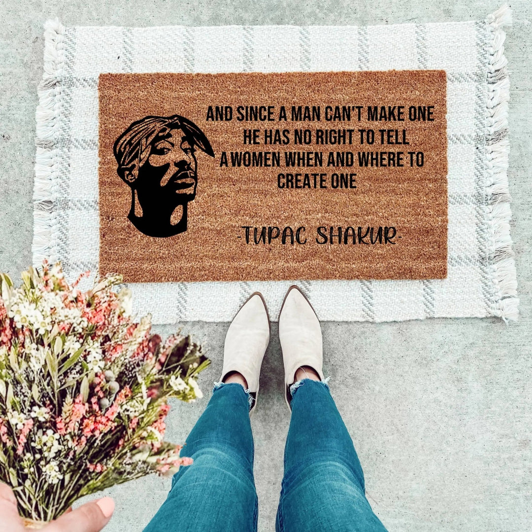 Tupac Doormat - The Simply Rustic Barn