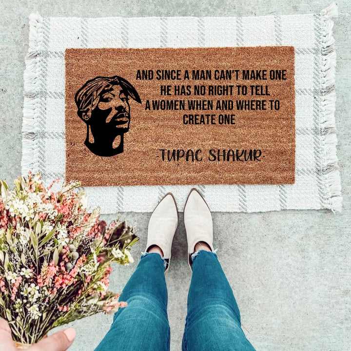 Tupac Doormat - The Simply Rustic Barn